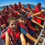 School Holiday's family fun with Oz Jet Boating on Circular Quay