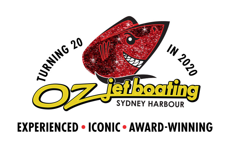 Oz Jet Boating 20th Anniversary Logo